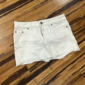 American Eagle White Denim Skirt